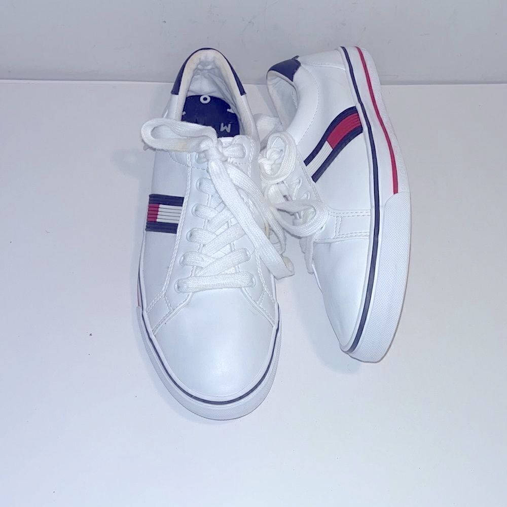 Tommy Hilfiger leather logo retro sneakers